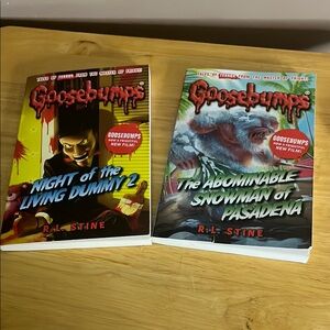 😄Goosebumps book bundle (2) 2015